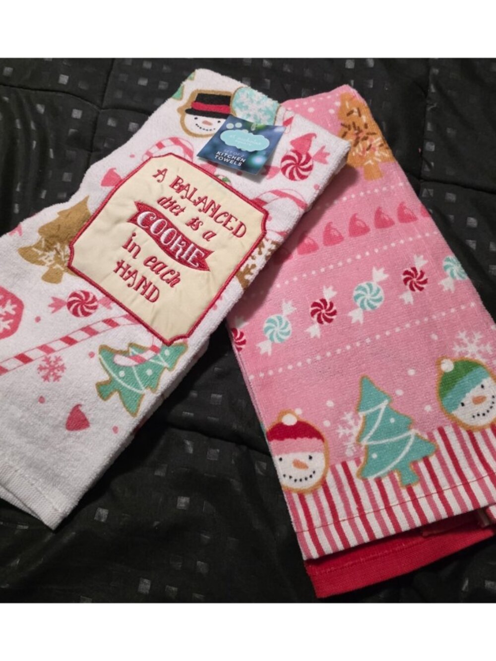 St Nicholas Square Christmas Holidays Cotton Kitchen Terry Towels Set of 2
